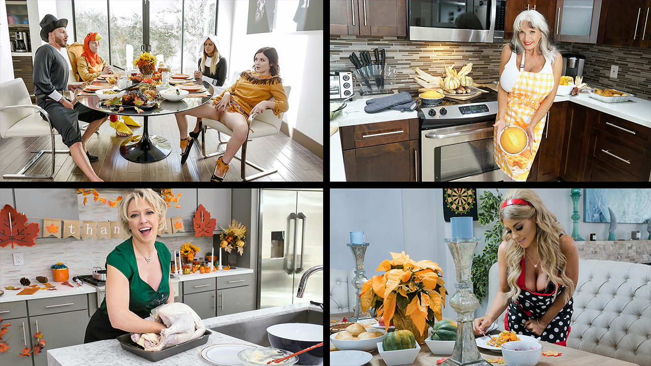 Dee Williams, Kayla Kayden, Juliett Russo - Best Of Thanksgiving Mylfs