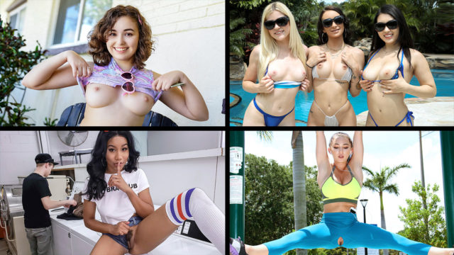 Bethany Benz, Stella Rae, Alex Coal, Alessia Luna - Public Flashing